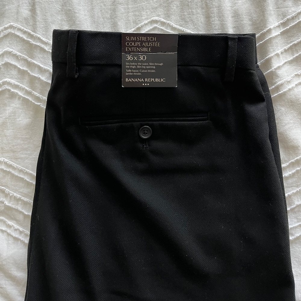 Banana Republic Slim Stretch Dress Pants - brand new with tags
